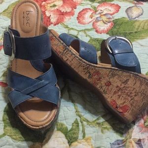 Boc wedge heels